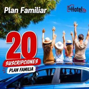 20 suscripciones plan familia